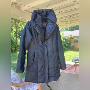 Cole han small navy blue quilted puffer